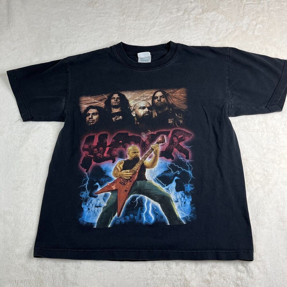 Slayer Vintage T Shirt 2002 God Hates Us All Tour Kerry King Metal Size M